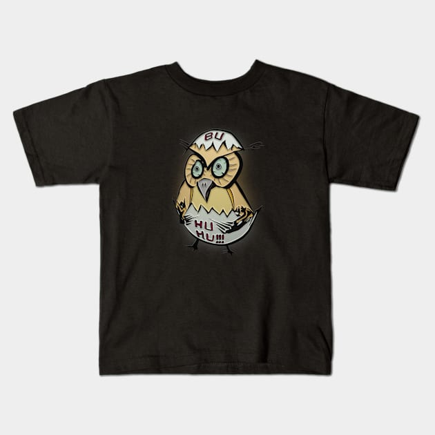 owl Kids T-Shirt by ElArrogante